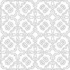 Linear pattern. Digital design.Black and white pattern for web page, textures, card, poster, fabric, textile. Linear Wallpaper Image.
Repeating ornament.