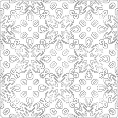 Linear pattern. Digital design.Black and white pattern for web page, textures, card, poster, fabric, textile. Linear Wallpaper Image.
Repeating ornament.