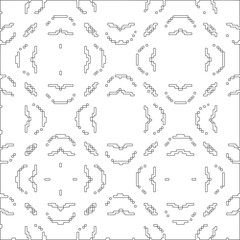 Linear pattern. Digital design.Black and white pattern for web page, textures, card, poster, fabric, textile. Linear Wallpaper Image.
Repeating ornament.