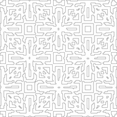 Linear pattern. Digital design.Black and white pattern for web page, textures, card, poster, fabric, textile. Linear Wallpaper Image.
Repeating ornament.