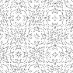 Linear pattern. Digital design.Black and white pattern for web page, textures, card, poster, fabric, textile. Linear Wallpaper Image.
Repeating ornament.