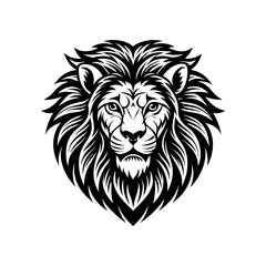 lion head tattoo inspo silhouette vector
