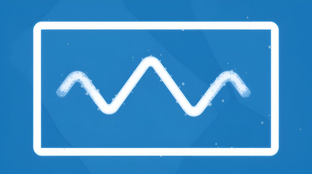 Rheostat or Variable Resistor Icon. Zig-Zag Rheostat Symbol. ANSI or IEEE Standard Rheostat or Variable Resistor Schematic Diagram
