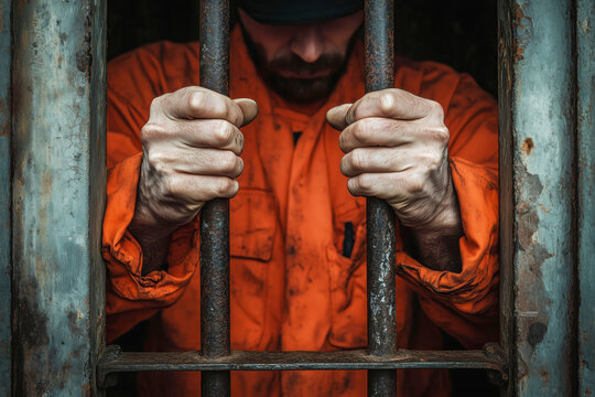 Man behind bars