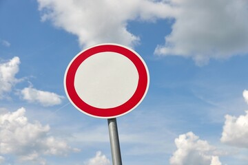 No Entry Traffic Sign