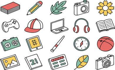 school and education icons