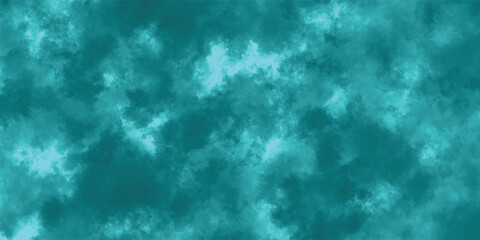 Diffused Abstract Motion of Fog in Cyan and Teal Pigments

