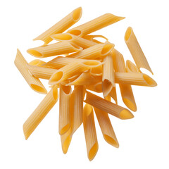Pasta macaroni isolated on transparent background