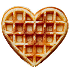 Waffle isolated on transparent background