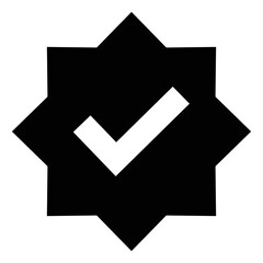 Check mark icon. Check mark symbol. Simple check mark. quality sign icon on a transparent background for apps and websites.. Checklist symbol. Check flat style. Vector illustration.