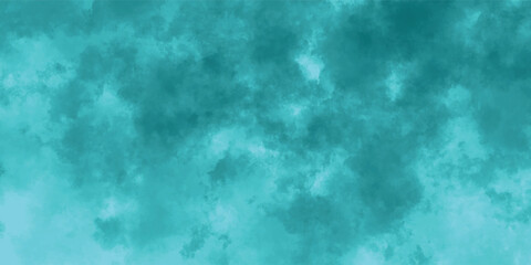 Airy Spread of Teal Fog Over a Blue Sky-Inspired Minimal Background

