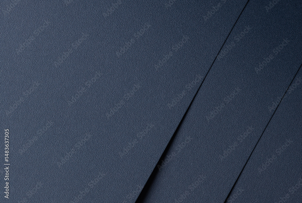 Poster dark blue matte paper texture with an elegant, minimalistic finish. simple geometric lines and sleek