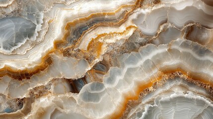 Abstract Onyx Marble Texture Luxurious Grey and Gold Swirls