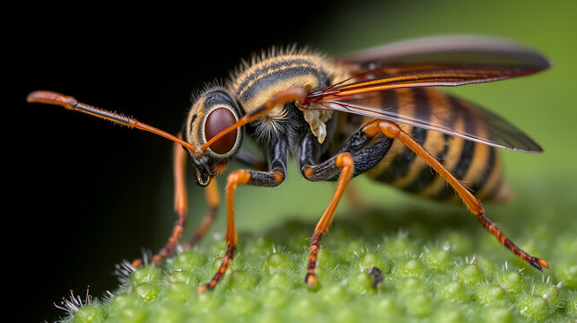 Focus stacking d'insecte - Scatophage du fumier - Scathophaga stercoraria