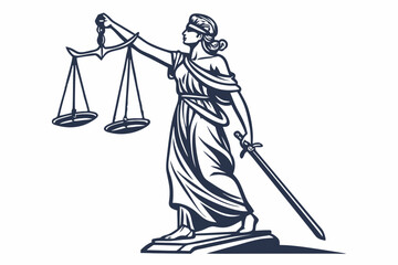 Fototapeta premium scales of justice