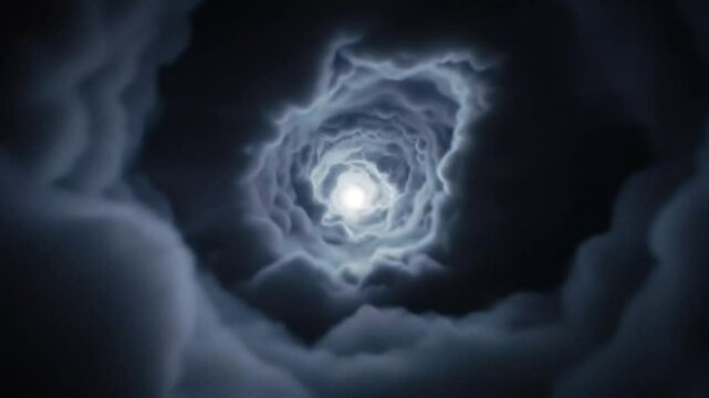 Dramatic storm tunnel lighting