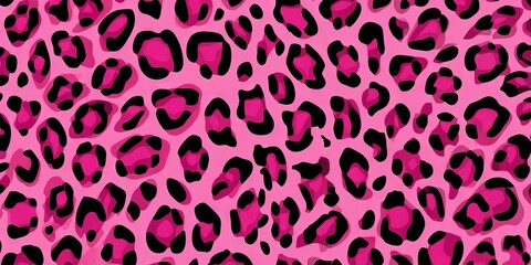 pink background, full leopard pattern. 