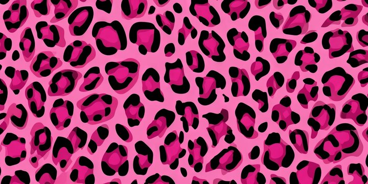 pink background, full leopard pattern. 