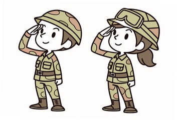 cartoon illustration of a couple