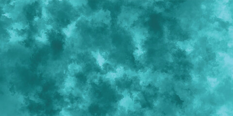 Expressive Teal Cloudscape Painted in Airy, Transparent Mist Layers

