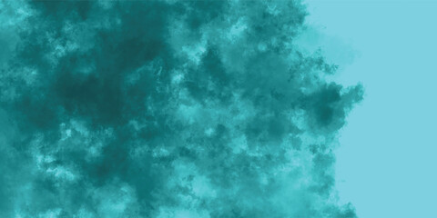 Surreal Abstract Movement of Airy Blue-Green Cloud-Like Formations

