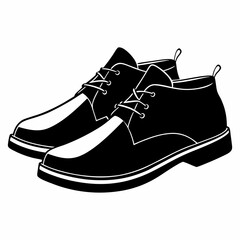 sport shoes vector illustration