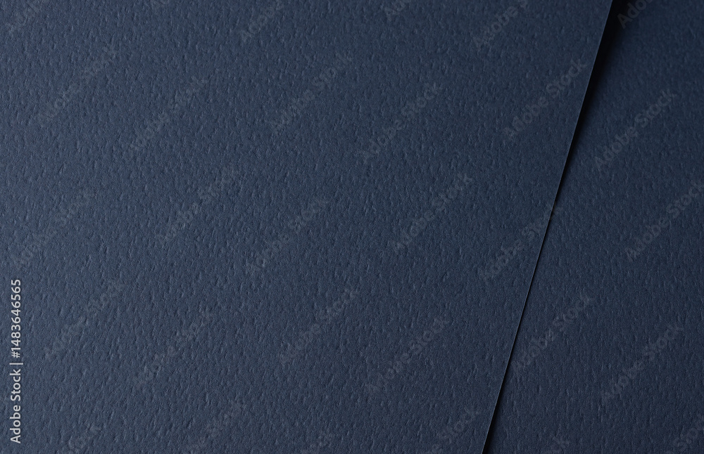 Poster Dark blue matte paper texture with a rich, elegant finish, featuring a minimalistic abstract design.