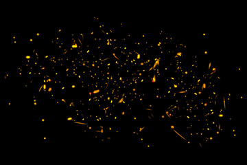 Fire flame Sparks Dust 