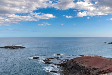 Coast around the Faro de Arinaga lighthouse, Gran Canaria, Canary Islands