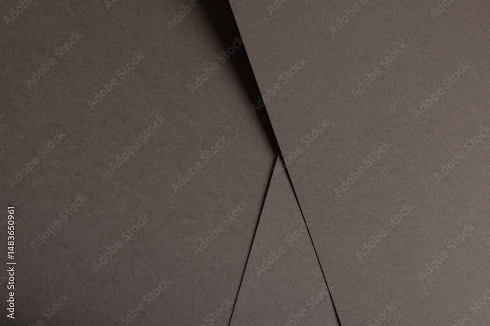 Poster greige matte paper texture with a smooth, premium finish, featuring geometric lines and a