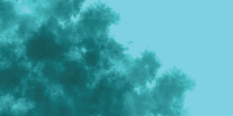 Misty Blue and Aqua Vapors Forming an Abstract and Peaceful Visual Flow

