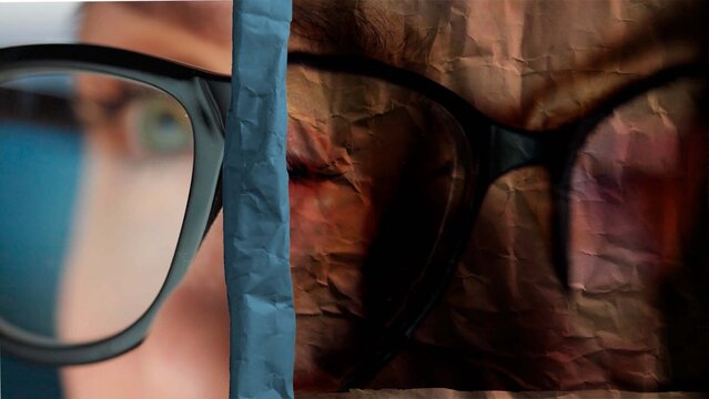 Wrinkled Paper Transitions 03