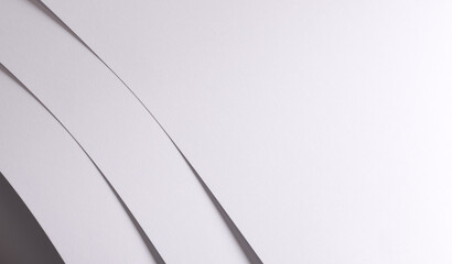 Off-white matte paper texture with a sleek, minimal finish, featuring simple geometric lines and an