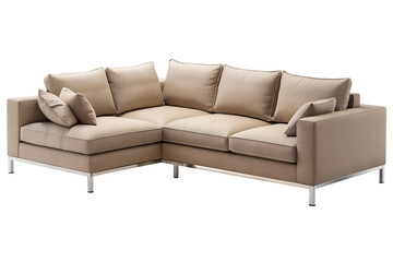 Obraz premium High-Quality Modern Sofa PNG – Minimalist Design, Transparent Background, Perfect for Interior Design & E-commerce