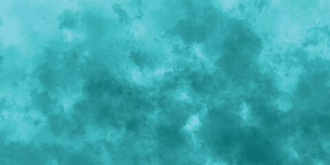 An Abstract Composition of Smoky Aqua-Toned Clouds in a Misty Sky Setting

