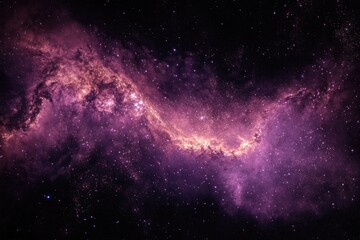 Obraz premium Cosmic Nebulae Embrace the Void