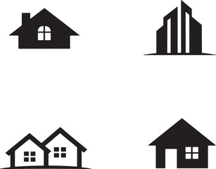 Fototapeta premium set of real State house icons