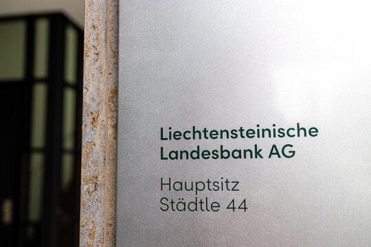 vaduz, vaduz, liechtenstein- 08 05 2025: the llb bank of liechtenstein