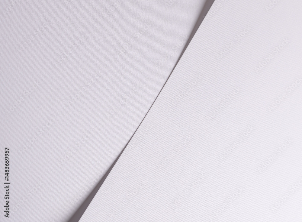 Fototapete Chic off-white paper texture with a matte finish. Elegant, minimalistic abstract pattern creating a