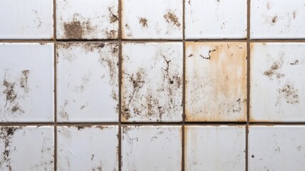 Immaculate Grout and Tile. Spotless Bathroom Wall with Gleaming Floors for an Inviting Clean Ambiance