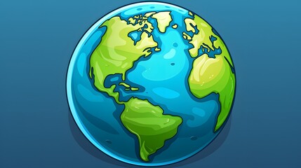 High-quality globe illustration on a white background for professional presentations