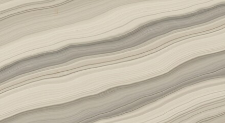 Obraz premium Beige Marble Texture – Natural Stone Surface with Wavy Pattern 