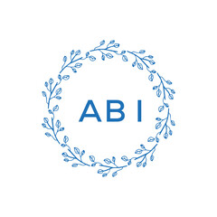 ABI Letter Initial Logo Design Template Vector Illustration