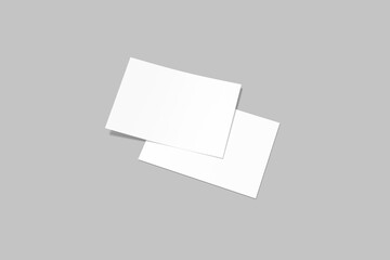 A5 Landscape Flyer Blank Mockup