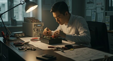 The Quiet Tinkerer AI Generated