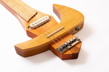 Electric Slide Guitar with white pickup