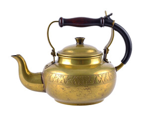 Antique Brass Kettle