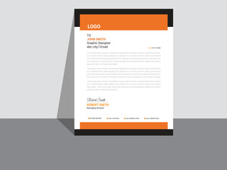 modern professional letterhead  design