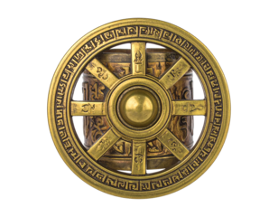 Golden Dharma Wheel