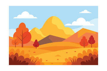 landscape with mountains